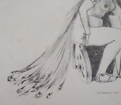 A. WILLETTE : La muse des éditions Sagot - Lithographie Signée 2