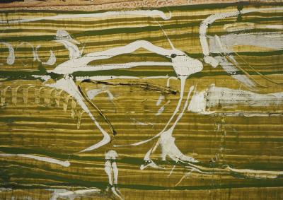 Jean-Pierre VIELFAURE : Palmes de vent - Huile sur toile signée 2