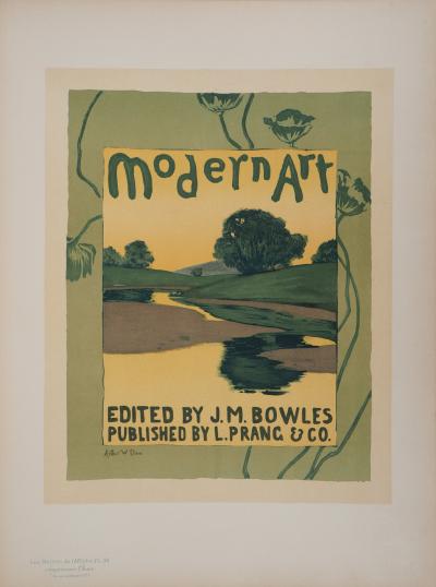 Arthur Wesley DOW : Art Moderne - Lithographie originale signée, 1895 2
