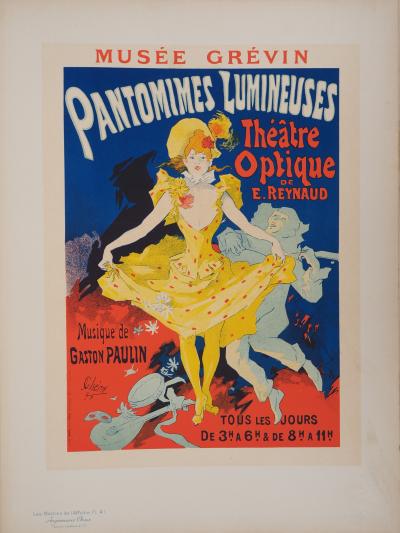 Jules Chéret : Danseuse soulevant sa jupe - Lithographie originale signée, 1895 2