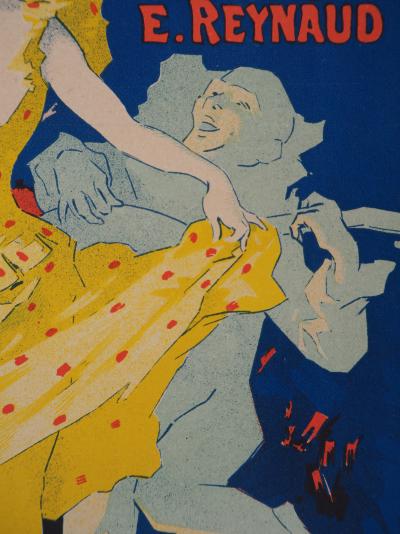 Jules Chéret : Danseuse soulevant sa jupe - Lithographie originale signée, 1895 2