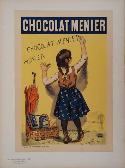 Firmin Étienne BOUISSET : Chocolat Menier - Lithographie originale signée, 1895 2
