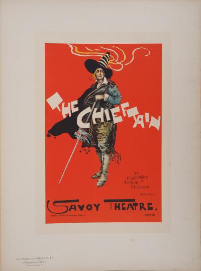 Dudley Hardy : Homme élégant, 1895 - Lithographie originale signée 2