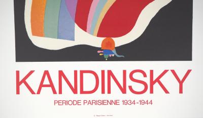 Wassily KANDINSKY : Période parisienne - Affiche lithographique originale d’époque 2