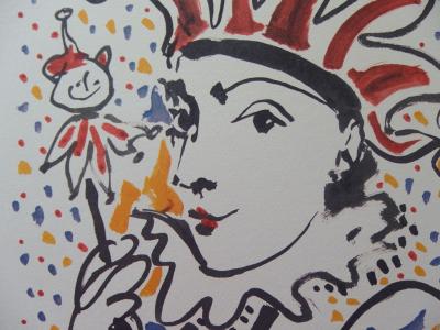 Pablo PICASSO : Carnaval - Le Fou, Lithographie signée 2