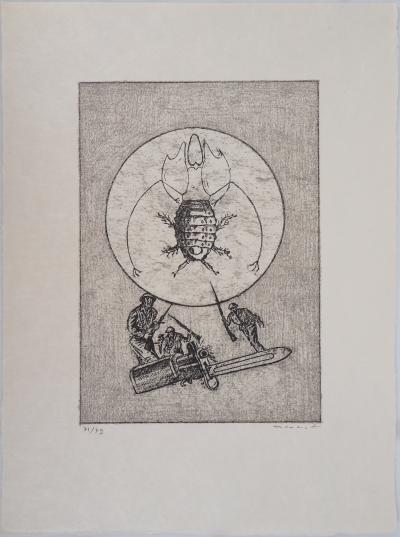 Max ERNST : Baïonnette - Lithographie Originale Signée 2