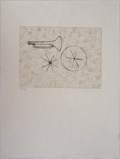 Max ERNST : L’esprit de la musique - Lithographie Originale Signée 2
