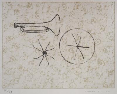 Max ERNST : L’esprit de la musique - Lithographie Originale Signée 2