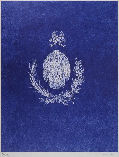 Max ERNST : Le costume de la mort - Lithographie Originale Signée 2