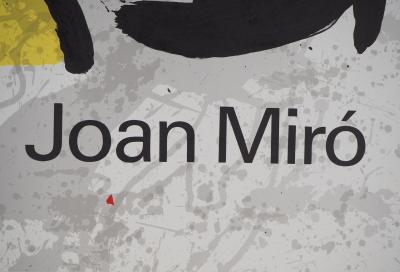 Joan MIRO : L’œil rouge - Affiche lithographique originale d’époque 2