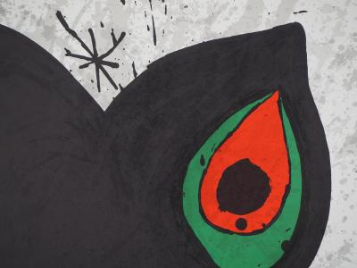 Joan MIRO : L’œil rouge - Affiche lithographique originale d’époque 2