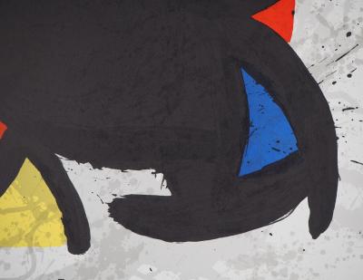 Joan MIRO : L’œil rouge - Affiche lithographique originale d’époque 2