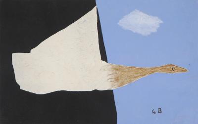 Georges BRAQUE  - L’oiseau doré - Lithographie originale signée 2