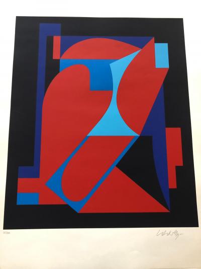 Victor Vasarely - Les années cinquante 10 - Sérigraphie originale signée 2