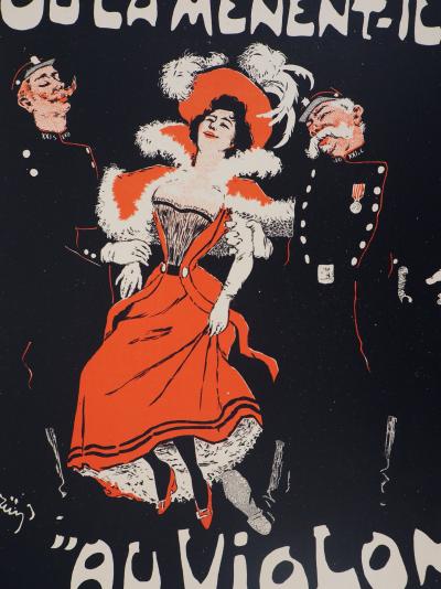 Jules Alexandre GRÜN - Café Riche, 1897 - Lithographie originale signée 2
