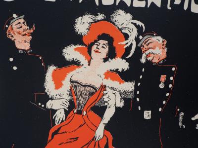 Jules Alexandre GRÜN - Café Riche, 1897 - Lithographie originale signée 2