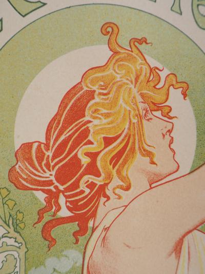 Henri PRIVAT-LIVEMONT : Absinthe Robette - Lithographie signée, 1897 2