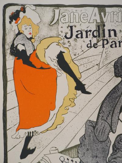 Henri de TOULOUSE-LAUTREC : Jane Avril, 1897 - Lithographie 2