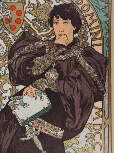 Alfons MUCHA - Lorenzaccio (Sarah Bernhardt), 1897 - Lithographie signée 2