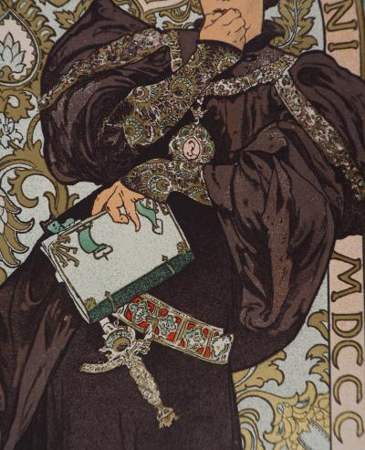 Alfons MUCHA - Lorenzaccio (Sarah Bernhardt), 1897 - Lithographie signée 2