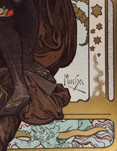 Alfons MUCHA - Lorenzaccio (Sarah Bernhardt), 1897 - Lithographie signée 2