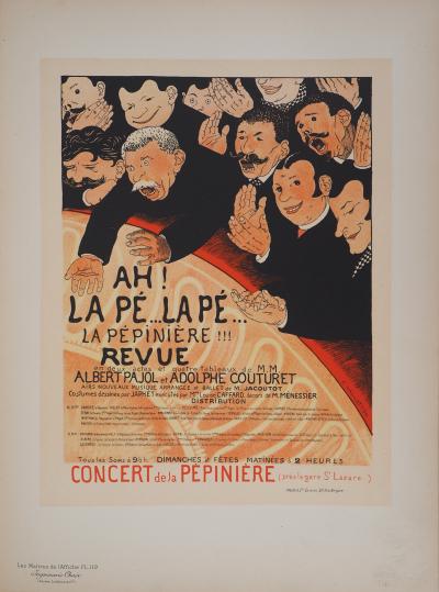 Félix VALLOTTON : L’Agitation (Pépinière) , 1897 - Lithographie originale signée 2