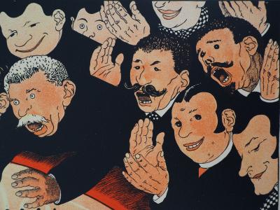 Félix VALLOTTON : L’Agitation (Pépinière) , 1897 - Lithographie originale signée 2