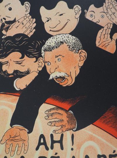 Félix VALLOTTON : L’Agitation (Pépinière) , 1897 - Lithographie originale signée 2