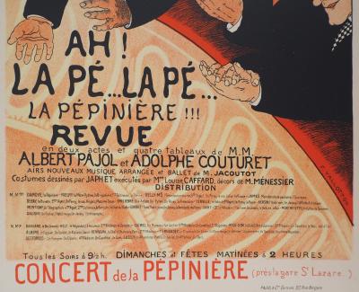 Félix VALLOTTON : L’Agitation (Pépinière) , 1897 - Lithographie originale signée 2