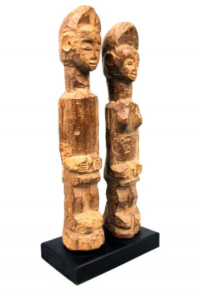 Côte d’Ivoire, Baoulé, Couple de Statuettes 