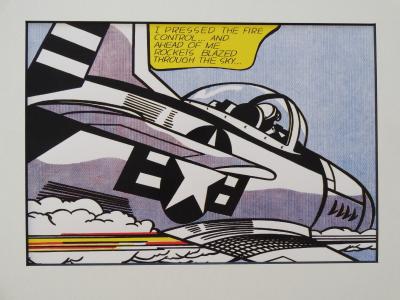 Roy Lichtenstein - Whaam!, 1987, Sérigraphie 2