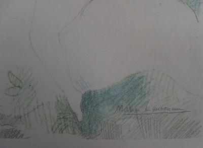 Marie LAURENCIN : Jeunes filles à cheval, Lithographie signée - 1928 2