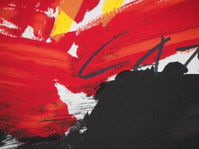 Antoni TAPIES : Objets et grands formats - Affiche lithographique d’époque 2