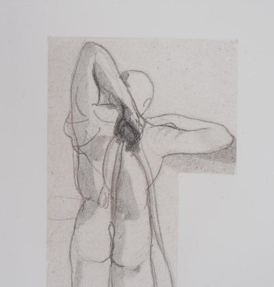 Auguste RODIN (d’après) : Ombre de guerrier - Gravure 2