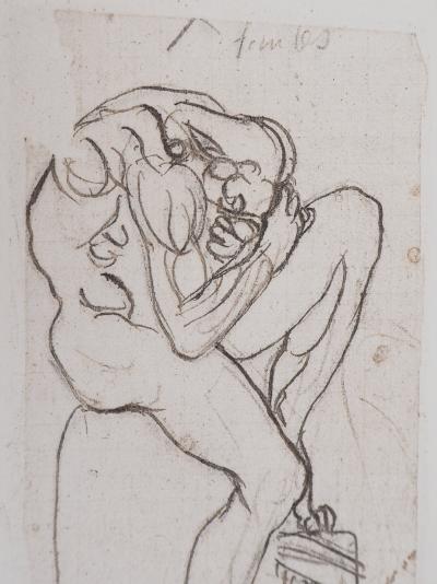 Auguste RODIN (d’après) : Deux planches : Ombres - Gravure 2