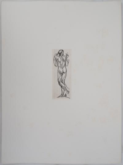 Auguste RODIN (d’après) : Silhouette - Gravure 2