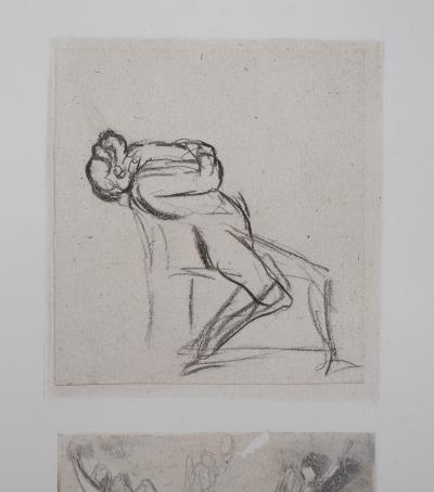 Auguste RODIN (d’après) : Trois dessins - Gravure 2