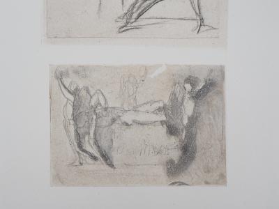 Auguste RODIN (d’après) : Trois dessins - Gravure 2