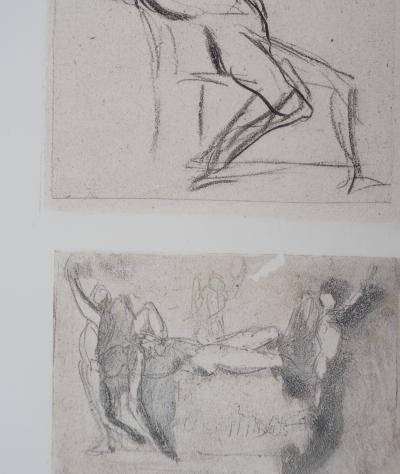 Auguste RODIN (d’après) : Trois dessins - Gravure 2
