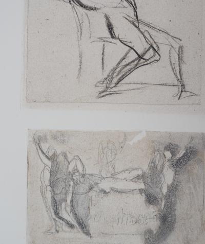 Auguste RODIN (d’après) : Trois dessins - Gravure 2