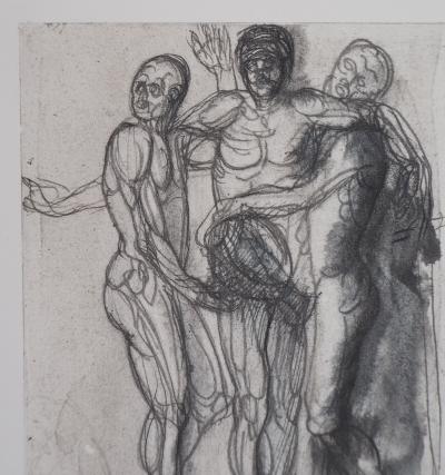 Auguste RODIN (d’après) : Groupe de trois hommes - Gravure 2