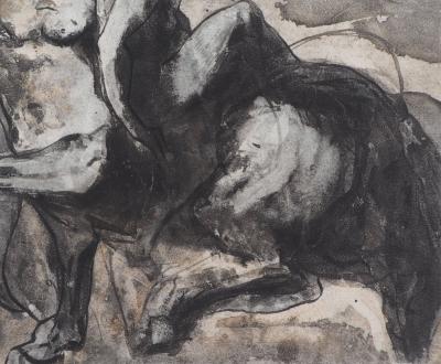 Auguste RODIN (d’après) : Centaure enlevant deux femmes - Gravure 2