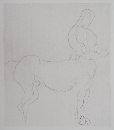 Auguste RODIN (d’après) : Centaure - Gravure, 1897 2