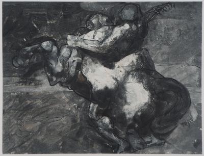 Auguste RODIN (d’après) : La force et la ruse - Gravure 2