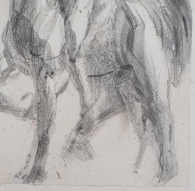 Auguste RODIN (d’après) : Dante et Virgile sur un cheval chimérique - Gravure 2