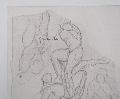 Auguste RODIN (d’après) : Prométhée - Gravure, 1897 2