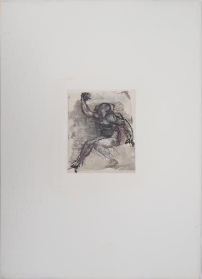 Auguste RODIN (d’après) : Damné - Gravure 2