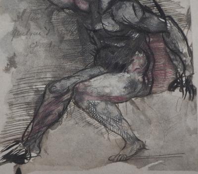 Auguste RODIN (d’après) : Damné - Gravure 2