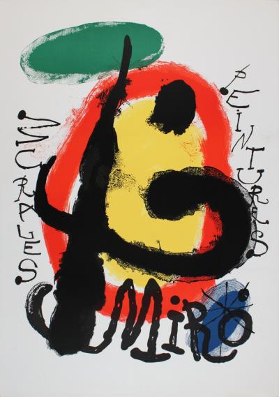 Joan MIRO - Peintures Murales, 1961 - Lithographie 2