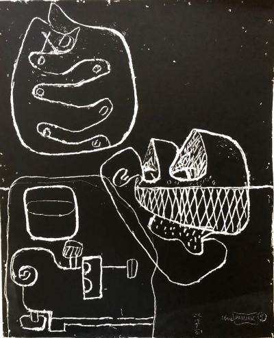 Le Corbusier - Coquillage et mains - Lithographie 2